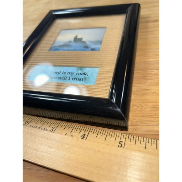 Lot 2 Nautical Biblical Themed Picture Framed Lighthouse Bristol Gifts CO. 6"x5” - Picture 6 of 8